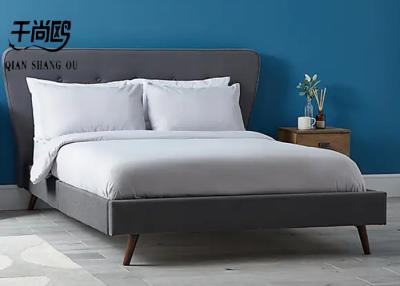 China Decoración de costura del botón de la cama de plataforma del dormitorio de la personalidad en venta