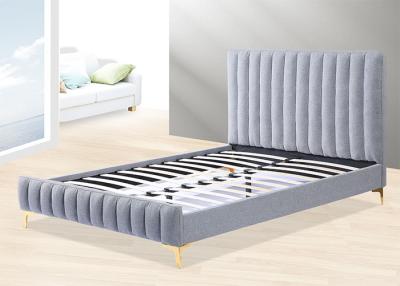 China Rivets Leather Soft Bed Classic Low Key Oversized Headboard Design for sale