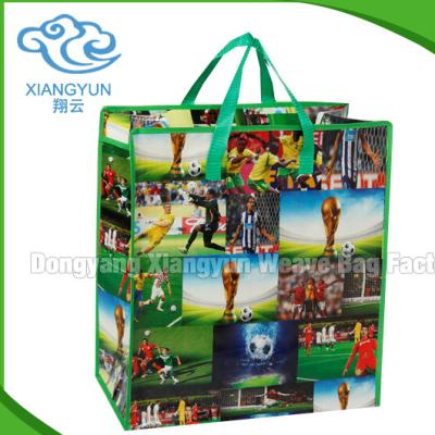 China 1 - 4 Color Custom Woven Shopping Bag Promotional Non Woven Totes for sale
