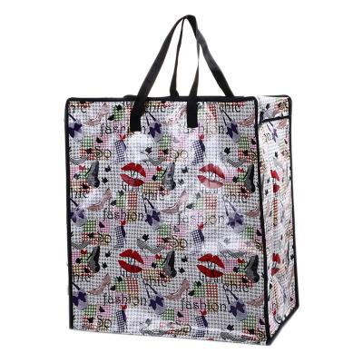 China 30cm To 50cm Recycled Non Woven Shopping Bag Small Laminated Shopper Tote Bags for sale