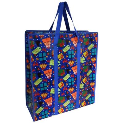 China Customized Bopp Pp Laminated Woven Bags Recycled Handled Woven Laminated Polypropylene Bags for sale