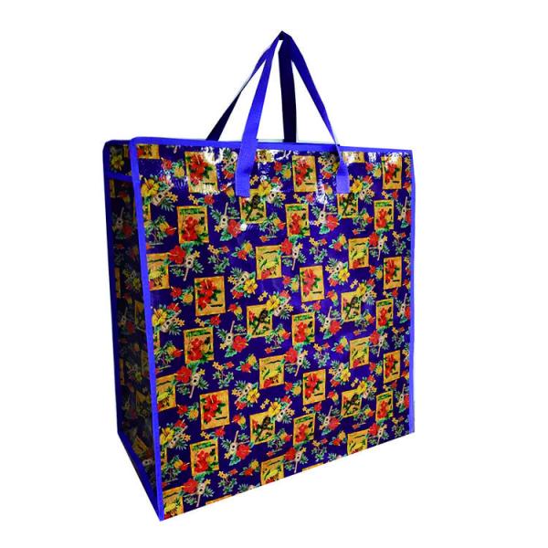 Quality ODM Pp Woven Laminated Shopping Bag Gravure Printing Polypropylene Shopping Bags for sale