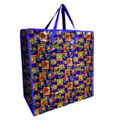 China Eco Friendly Matte Laminated Woven Bags Shopping Tote Pp Woven Bags CMYK Printing for sale