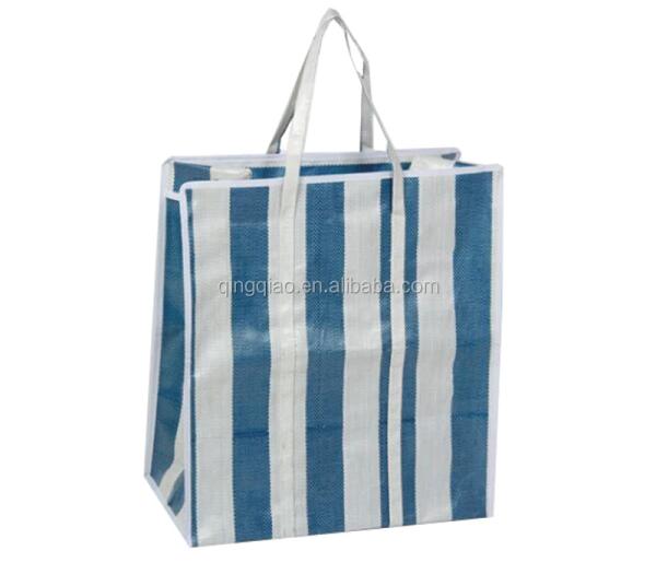 Quality 20kg Handled Zipper Closure Market Tote Bag Custom Grocery Bags With Logo for sale