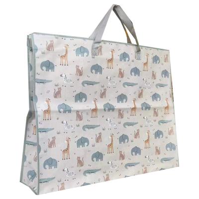 China Medium Shopping Bag Polypropylene Laminated Woven Bags Customized Design for sale