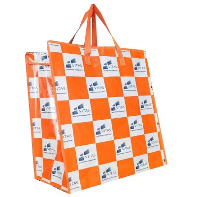 China Reusable Pp Woven Shopper Laminated Woven Bags Waterproof Within Budget for sale