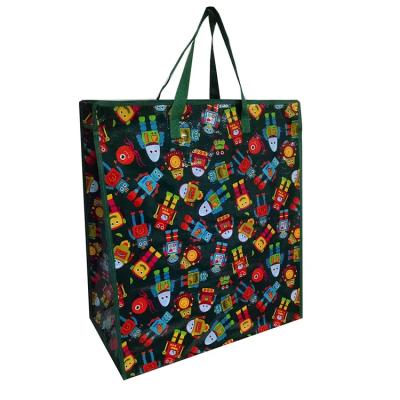China Glossy Matt Laminated Polypropylene Bags PP Woven Shopping Bags Customized for sale