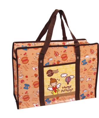 China Custom Woven Polypropylene Shopping Bags Eco Friendly Body Handles Customizable Print for sale