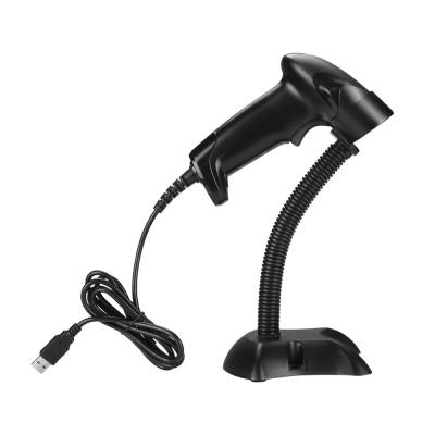 China 1D 2D Barcode Scanner PDF417 Hands Free Qr Code Scanner With Stand for sale