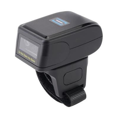 China BT Portable Mini Barcode Scanner 1D Finger Barcode Reader YHD-3300LB for sale