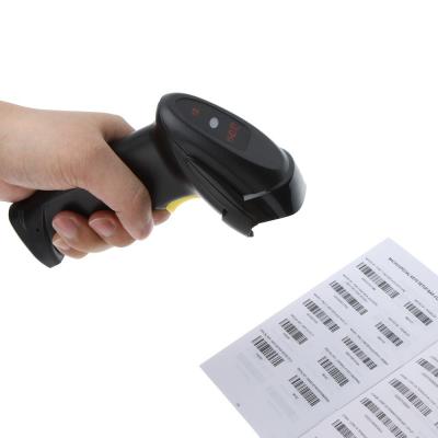 China Portable Laser Wired Handheld Barcode Scanner USB RS232 With Adjustable Stand for sale