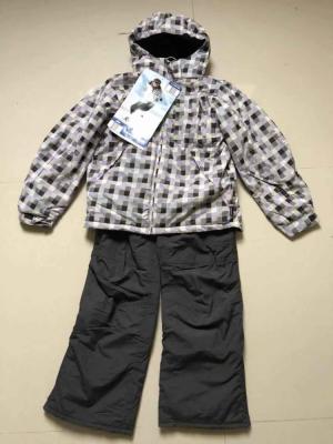 China 100% Polyester Junior Boy's Ski Jacket And Pants Set keep warm for sale
