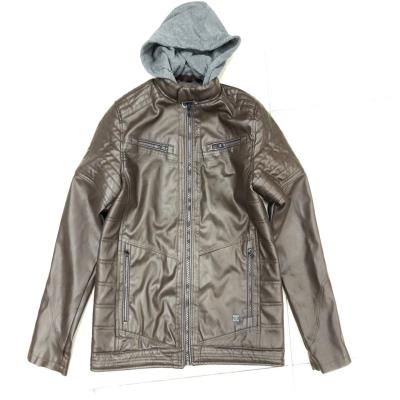 China Color para hombre de cuero que se lava de la chaqueta una como buen diseño de la imagen de alta calidad en venta