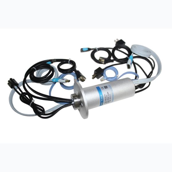 Quality 96 Circuits Through Bore Slip Ring Combined Multi-Signal Ring For Packaging for sale