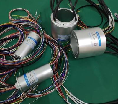 China 400VAC/VDC Through Bore Slip Ring High Lubricity 1~56 Channel for sale