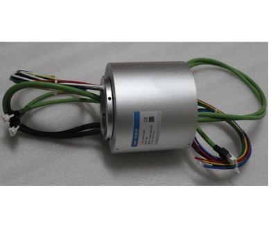 China 10A IP54 1000M Ethernet Signal Slip Rings Rotating Electrical Connector for sale