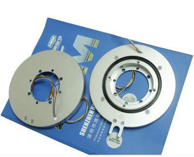 Chine 8 Circuits Pancake Slip Ring avec diaphragme perforé de 38,1 mm Transmettant un courant de 10 A à vendre