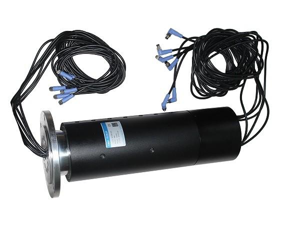 Quality IP65 450RPM Crane Through Bore Conductive Slip Ring With 1~96 Channels for sale