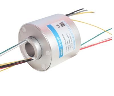 China 12 Circuits ID 12.7mm Through Bore Slip Ring With 10 Amps Per Circuit for sale