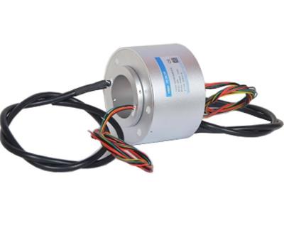 China ID 30mm 24 Circuits 15A Hollow Shaft Slip Ring Higher Stability for sale