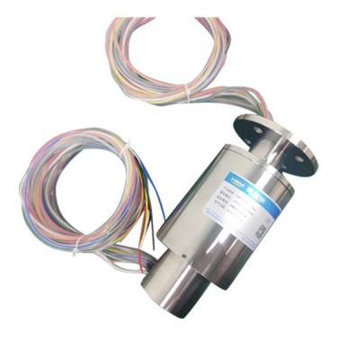China Multi Signals Hybrid Transmission Hollow Slip Ring Compact Design Multifunctional for sale