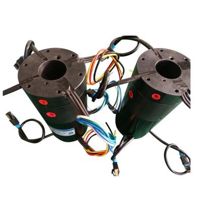 China 6 Channels Low Torque Hybrid Slip Ring Transferring HF USB And Ethernet Signal for sale