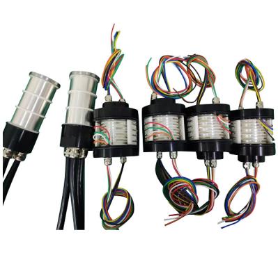 China 500VAC/VDC Electrical Slip Ring 200A Large Current In 5 Circuits And 1 Circuit for sale