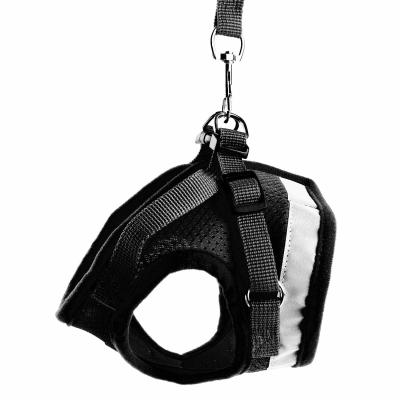 China Escape Proof Cat Harness and Leash Soft Mesh Pet Vest for Kitten Puppy Rabbit for sale