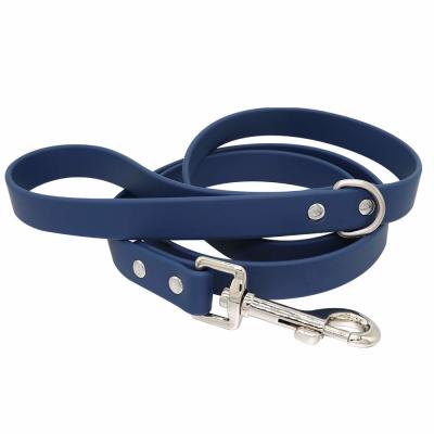 China Strong Metal Buckle 4Ft Waterproof Dog Leash Personalized Coated Ultra Soft Rubber for sale