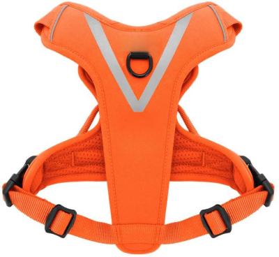 China Outdoor Air Mesh Dual Attachment Nylon Dog Harness for sale