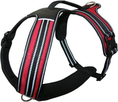 China Two Leash Attachment Rings soft No Pull Nylon Dog Harness for sale