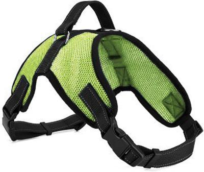 China No Pull Reflective Air Mesh 22 Inches Nylon Dog Harness for sale