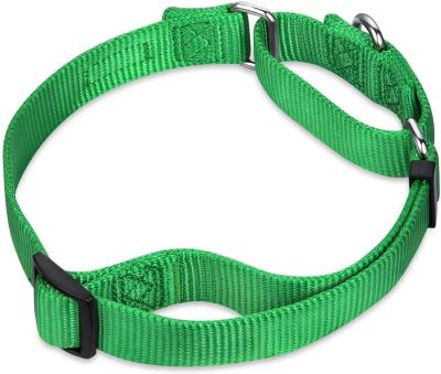 China Buckle Type Heavy Duty Nylon Dog Collars Reinforced Stitching Anti Escape for sale