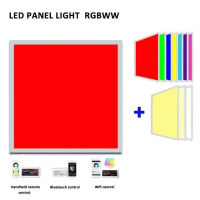 China Indoor SMD5050 Rgb IP20 54W 72W Square Led Panel Light for sale