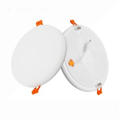 China 80lm/w 6 inch 18W Round Recessed Frameless Led Panel for sale