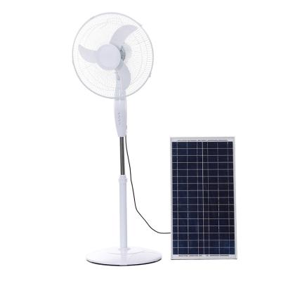China 2m Cord Brushless DC12V Solar Pedestal Fan 10W Floor Stand Electric Fan for sale