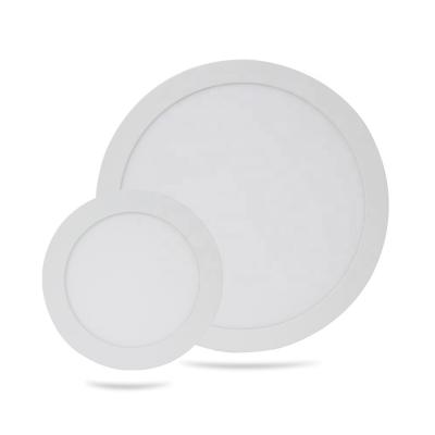China Small Plastic IP20 Round Recessed Led Panel Light Ultra Slim Indoor Lighting for sale
