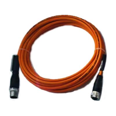 China Montaje del CABLE de M12 A, IP68, uso de cadena de la remolque, arnés de cable industrial del sensor resistente del aceite en venta