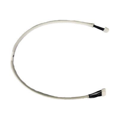 China Wave Fiber Tube Insulation Automotive Wiring Harness 9 Hole Connector 500mm White for sale