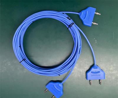 中国 5000V 3050mm blue Insulation, anti-interference bipolar cable assembly wire harness 販売のため