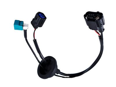 China FAKRA Harness -  HD Laser Radar Reverse Image Automotive Wiring Harness 500mm Length for sale