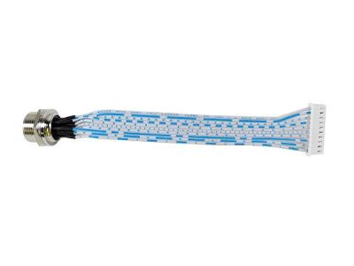 China IP67 300V Corrects Deviation From Controller Harness UL2468 26# White Printed Blue Bar for sale