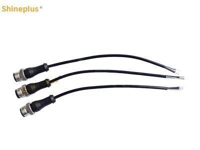 中国 Flexible Anti Interference M12 Sensor Industrial Wiring Harness 300V IP67 PVC Insulated 販売のため