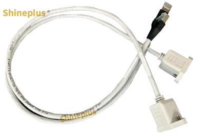 China Network Cable Ca C6 Rj45 600mm Industrial Wiring Harness For Trolley Panel / Industrial Computer for sale