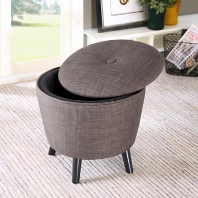 China french style upholstered ottoman fabric ottomans upholstery ottoman storage china supplier for sale