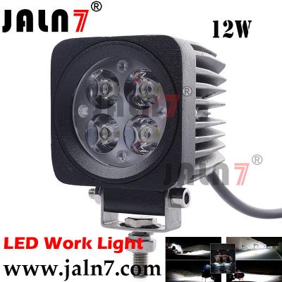 China Led Work Light JALN7 12W Car Driving Lights Fog Light Off Road Lamp Car Boat Truck SUV JEEP ATV Led Light for sale