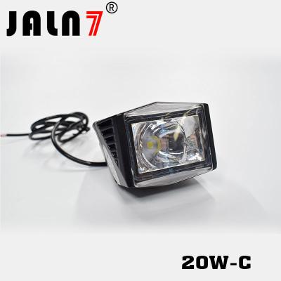 China Motorcycle Headlight Led JALN7 20W USB Charge Driving Lights Fog Light Off Road Lamp Car Boat Truck SUV ATV Led Light for sale