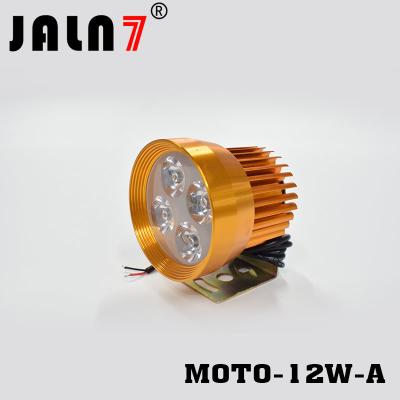 China Motorcycle Headlight Led JALN7 12W Driving Lights Fog Light Off Road Lamp Car Boat Truck SUV JEEP ATV Led Light for sale