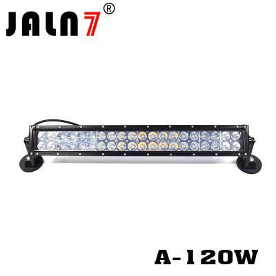 China LED Light Bar JALN7 21.5Inch 120W Spot Flood Combo LED Driving Lamp Super Bright Off Road Light LED Work Light Boat Jeep for sale