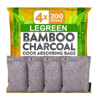 China Activated Bamboo Charcoal Air Purifier Bag Triangle Scent Freshener for Online Shops for sale